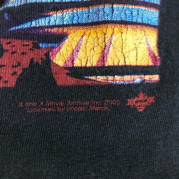 Rare Vintage Y2K MGM Forbidden Planet Movie Promo Tshirt 2005 Mens Unisex - Picture 7 of 7